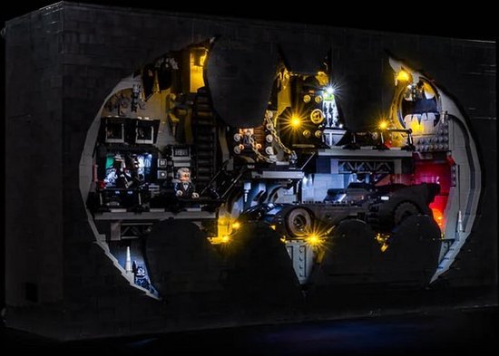 Light My Bricks - Verlichtingsset geschikt voor LEGO DC Batcave Shadow Box 76252 van Light My Bricks