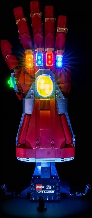 Light My Bricks - Verlichtingsset geschikt voor LEGO Nano Gauntlet 76223 van Light My Bricks