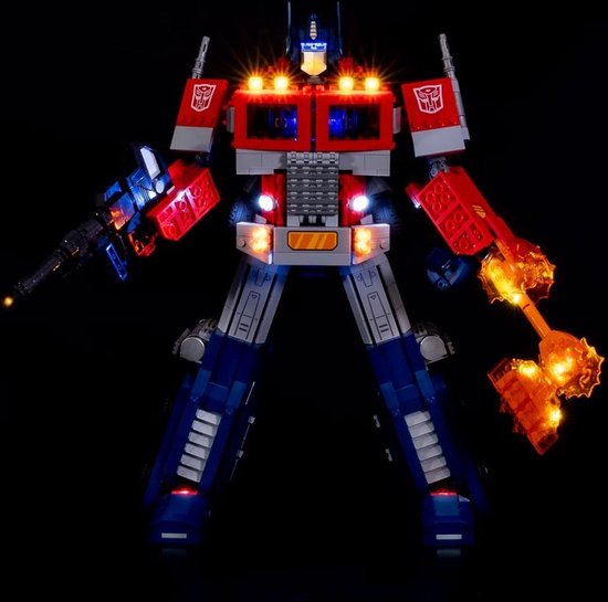 Light My Bricks - Verlichtingsset geschikt voor LEGO Optimus Prime 10302 van Light My Bricks