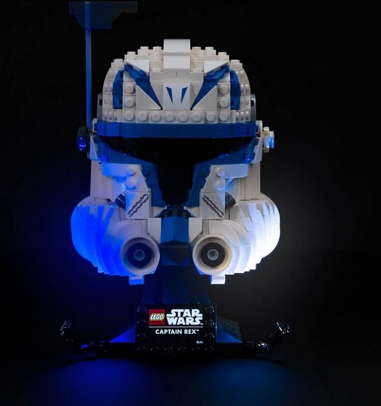 Light My Bricks - Verlichtingsset geschikt voor LEGO Star Wars Captain Rex Helmet 75349 van Light My Bricks