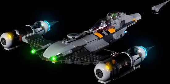 Light My Bricks - Verlichtingsset geschikt voor LEGO The Mandalorian's N-1 Starfighter 75325 van Light My Bricks