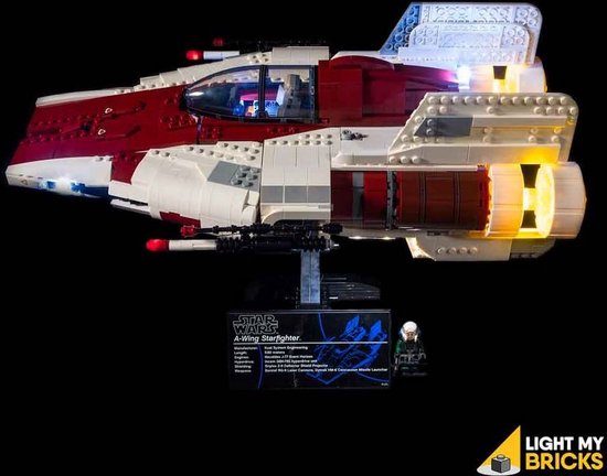 Light My Bricks - Verlichtingsset geschikt voor LEGO UCS A-Wing Starfighter 75275 van Light My Bricks