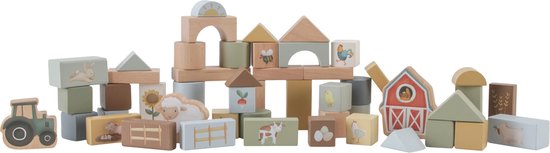 Little Dutch - Bouwblokken in ton FSC - Little Farm van Little Dutch