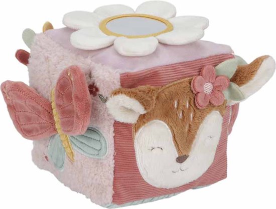 Little Dutch Zachte Activiteitenkubus - Fairy Garden van Little Dutch