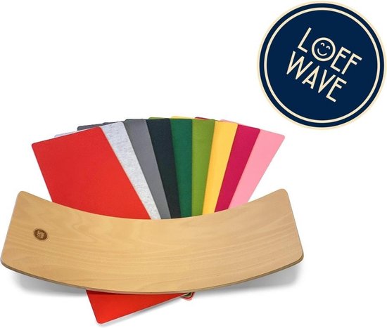 LOEF WAVE Original® - Balance Board – Olivia Green – balansspeelgoed – balanstrainer – balansbord kinderen – balansplank van LOEF