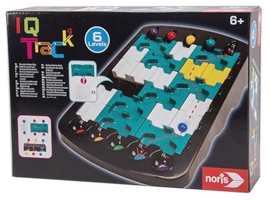 Logisch Denkspel voor Kinderen en Volwassenen - Kogelbaan Uitdaging met 6 Niveaus Ideaal voor Thuis en Onderweg van Merkloos