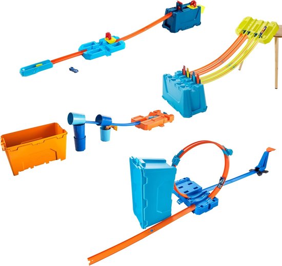 Looping en Stuntbaan Bouwdoos met Voertuig voor Uren Speelplezier van Merkloos