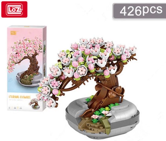 LOZ Mini Bonsai - 426 onderdelen - miniblokken - 3d Puzzel - Bouwdoos van LOZ