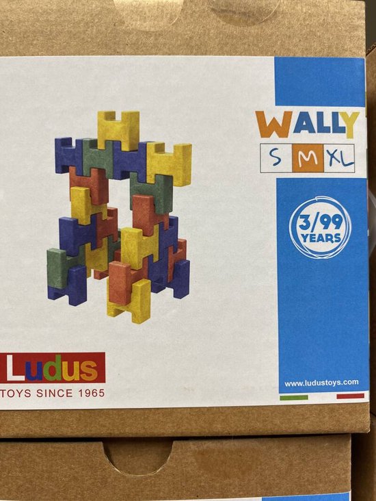 Ludus Wally Houten constructieblokken van Ludus