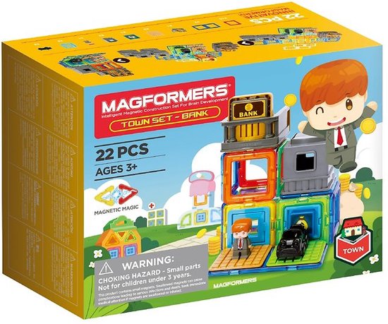 Magformers - Town set - Bank Set (3103) van Magformers