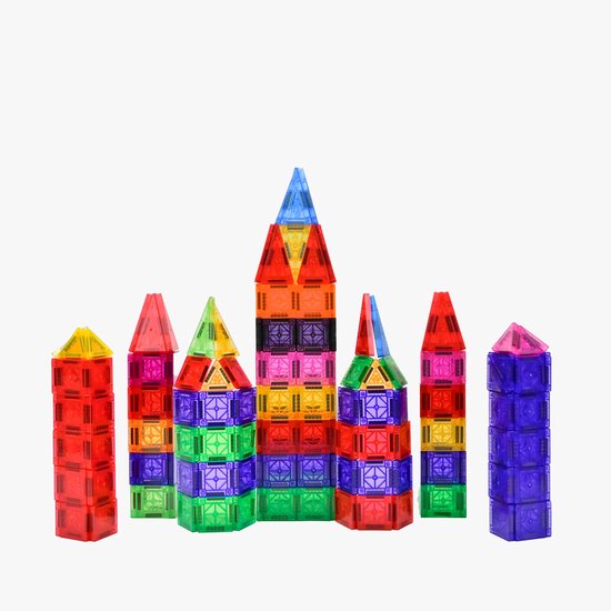 Magna Minds Mini - Magnetic Tiles - Magnetisch Speelgoed - Constructie speelgoed - Magnetische tegels - Montessori speelgoed - Magnetic toys - Magnetische bouwstenen - Speelgoed Kinderen van Magna Minds