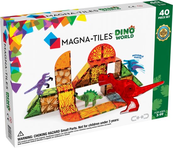 Magna Tiles - Dino World Set - Magnetisch Speelgoed 40 stuks van Magna-Tiles