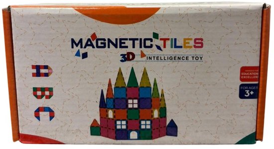 Magnetic Tiles - Magnetisch Speelgoed 32 stuks - Magnetisch Bouwspeelgoed - Magnetische Bouwstenen - Magnetische Tegels van Merkloos