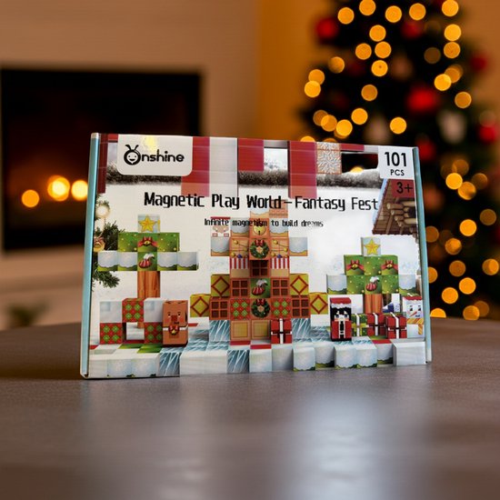 Magnetische Bouwblokken – 101-delig – Winter & Kerst – Fantasy Fest – 3+ van Fantasy Fest
