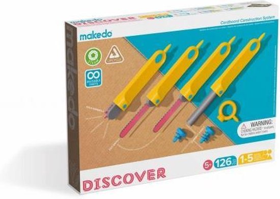 Makedo Discover set - Bouwen met karton van Makedo
