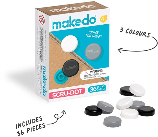 Makedo - Scru Dots - Time Machine - 36 stuks van Makedo