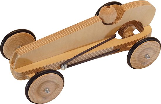 Manufacture en Famille - Ettore's Auto F1 - Houten Speelgoed - Do it yourself van Vilac