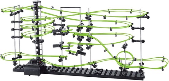 Marble Maze Roller Coaster - 78x16x33cm Kinderkit, Educatief Doolhofspel, Marmeren Achtbaan | Leuke Activiteit Bouwen, Interactief Spelen Voor Kinderen, Voor Familie-entertainment Verjaardagscadeau van Merkloos