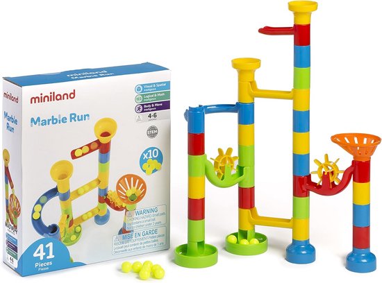 Marble Run Bouwpakket met 41 Delen - Eindeloos Speelplezier van Merkloos