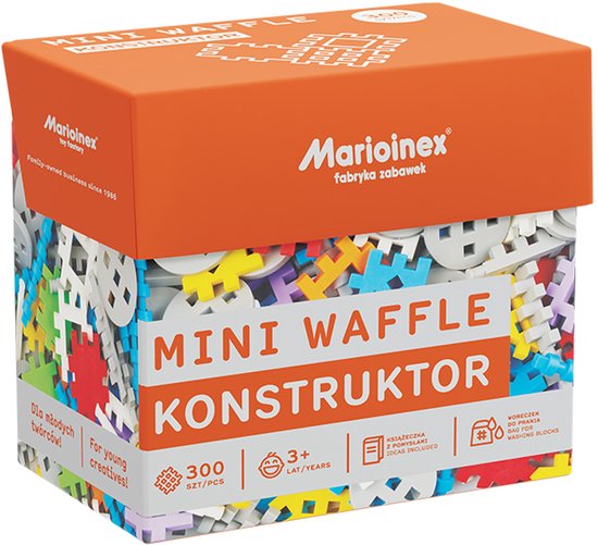marioinex mini waffle constructor - 300st van Marioinex