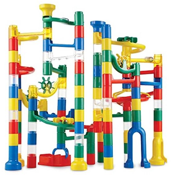 Marmerbaan: 123-delige Set met Duurzame Stukken voor Creatief Spel van Merkloos