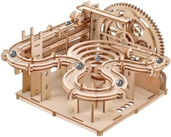 Marmeren Run 3D Puzzel Houten - Knikkerbaan - Houten Decoratie van Merkloos