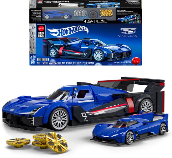 Mattel Brick Shop Hot Wheels Cadillac Project GTP Hypercar van Mattel