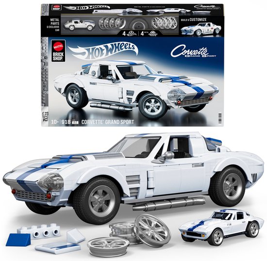 Mattel Brick Shop Hot Wheels Corvette Grand Sport van Mattel