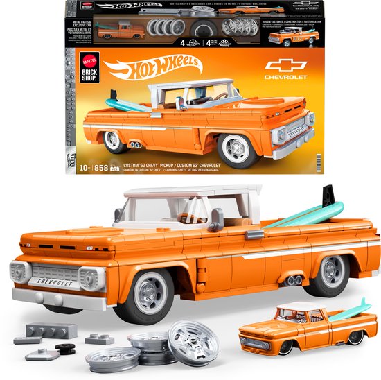 Mattel Brick Shop Hot Wheels Custom '62 Chevy Pickup van Merkloos