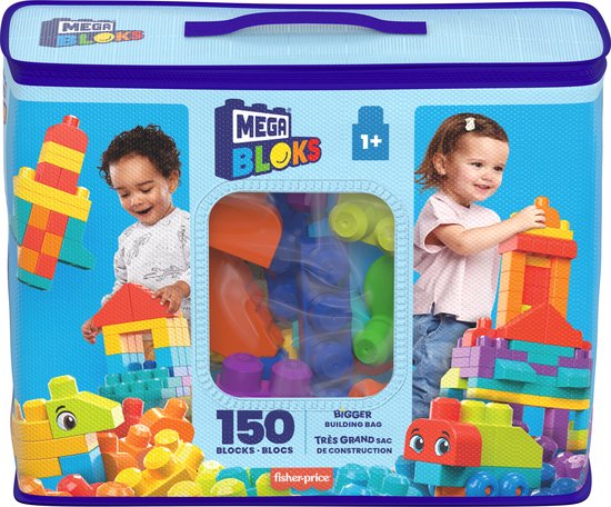 MEGA Bloks Bouwtas - 150 blokken van MEGA Bloks