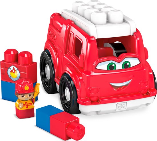 MEGA Bloks Freddy Brandweerwagen - 6 bouwstenen van MEGA Bloks