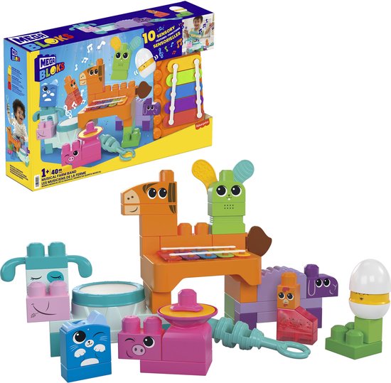 MEGA Bloks - Muzikale boerderijband - Bouwspeelgoed van MEGA Bloks