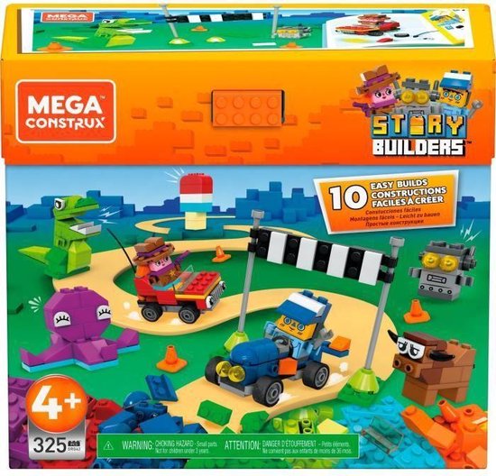 MEGA CONSTRUX Story Builders Ultimate Storybox - 390 blokken - vanaf 4 jaar van MEGA