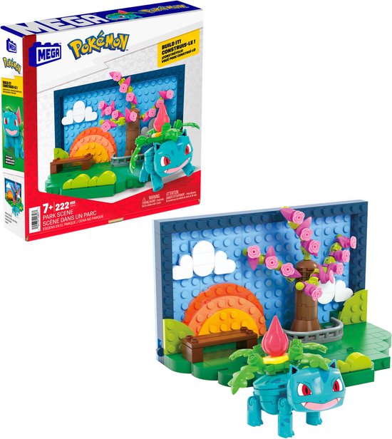 MEGA Pokémon bouwset - Parklandschap Ivysaur Diorama van MEGA