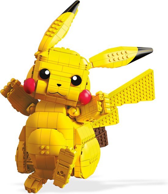 MEGA Pokémon Jumbo Pikachu - 825 blokken - Bouwstenen van MEGA