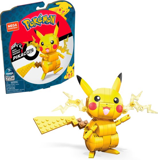 MEGA Pokémon Pikachu - 211 blokken - Bouwstenen van MEGA