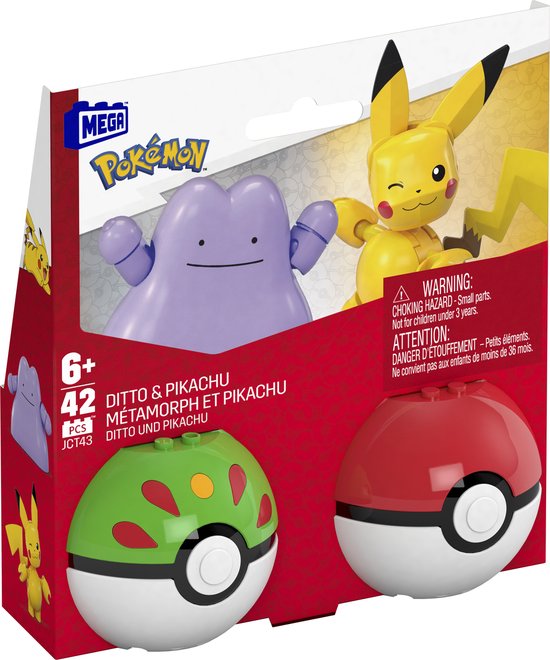 MEGA Pokémon Pikachu & Ditto van MEGA