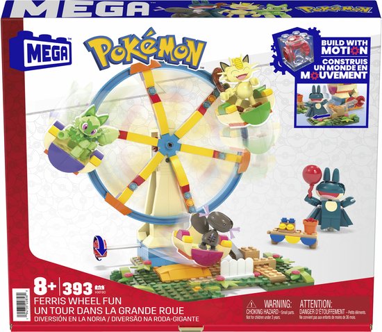 MEGA Pokémon Reuzenrad Bouwset - Constructiespeelgoed van MEGA