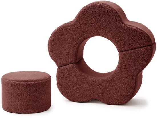 MeowBaby® Schuim Bloemvorm Set, 3 Elementen, Bearly Donkerbruin van Merkloos