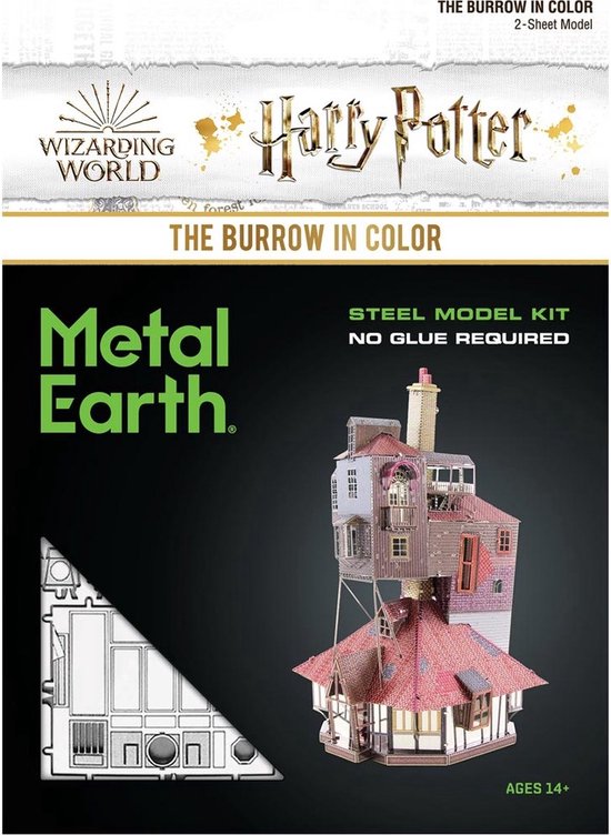 Metal Earth - Harry Potter The Burrow (color) van Metal Earth