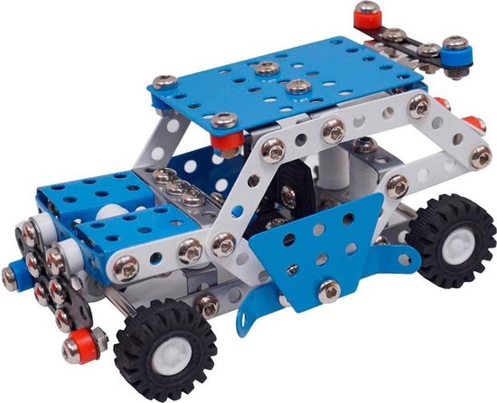 Metal Techno Bouwpakket Delta Police 15,5 Cm Staal Blauw/grijs 269-delig van Teifoc