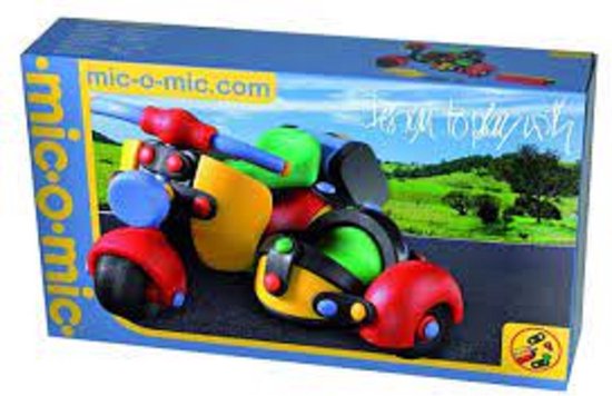 MIC O MIC motor met zijspan - 96 delig - bouwset van Mi