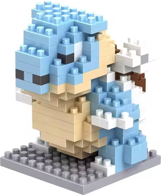 Micro Brick - Blastoise - 210Pcs - Pokémon - Bouwen - Bouwspeelgoed van Mi