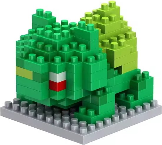 Micro Brick - Bulbasaur - 120Pcs - Pokémon - Bouwen - Bouwspeelgoed van Mi