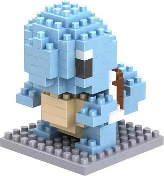Micro Brick - Squirtle - 130Pcs - Pokémon - Bouwen - Bouwspeelgoed van Mi