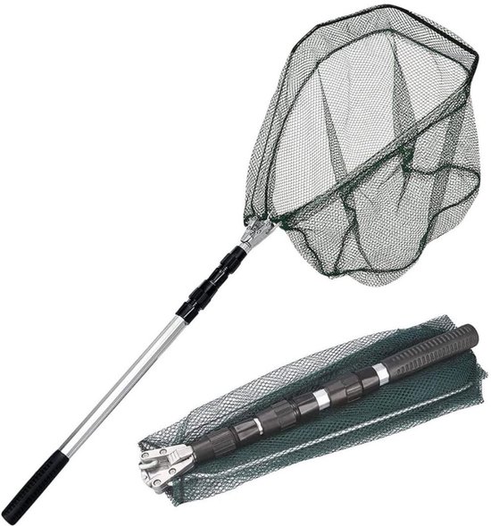 MKSS® Schepnet Vissen - Visnet - Telescoop Schepnet - Zilver van MKSS