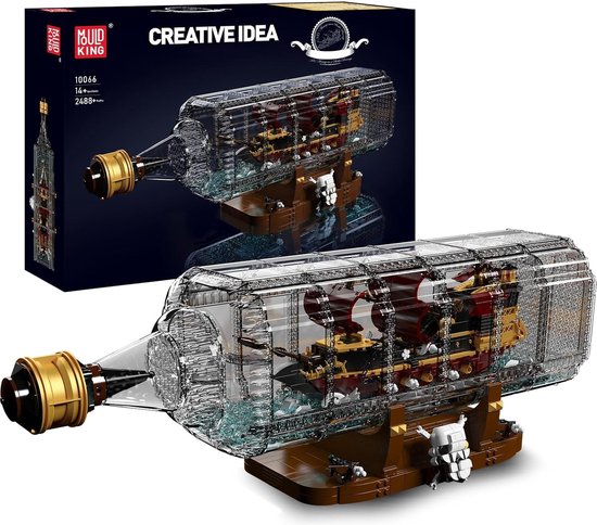 Mould king 10066 De Queen Anne Revenge Drifter. van Mould King