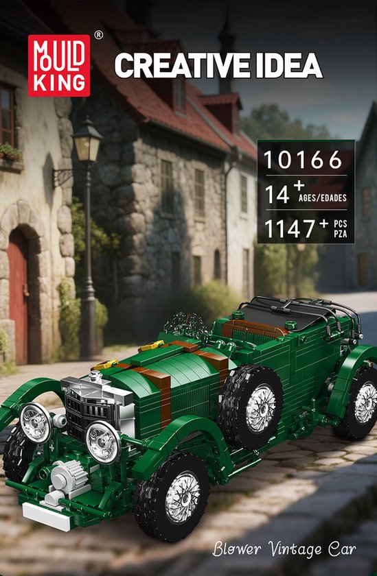 Mould King 10166 - Blower Vintage Auto van Mould King