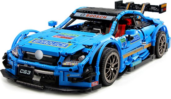 Mould King 13073 DTM supercar (RC) - Compatible met de bekende merken - Motoren, accu, afstandsbediening - Bouwset, constructieset - 1989 onderdelen - Mouldking van Mould King