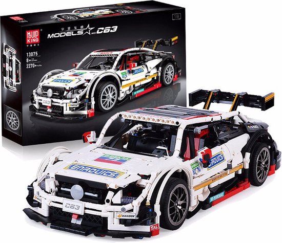 Mould King 13075 - Bouwset AMG C63 DTM Sport Racing Car - 2270 bouwstenen van Mould King